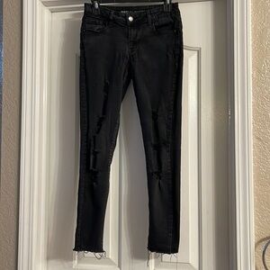 Old Navy Rockstar mid-rise ripped jeans size 4